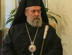 The Archbishop of Cyprus prefers bankruptcy to the terms of a troika of international creditors