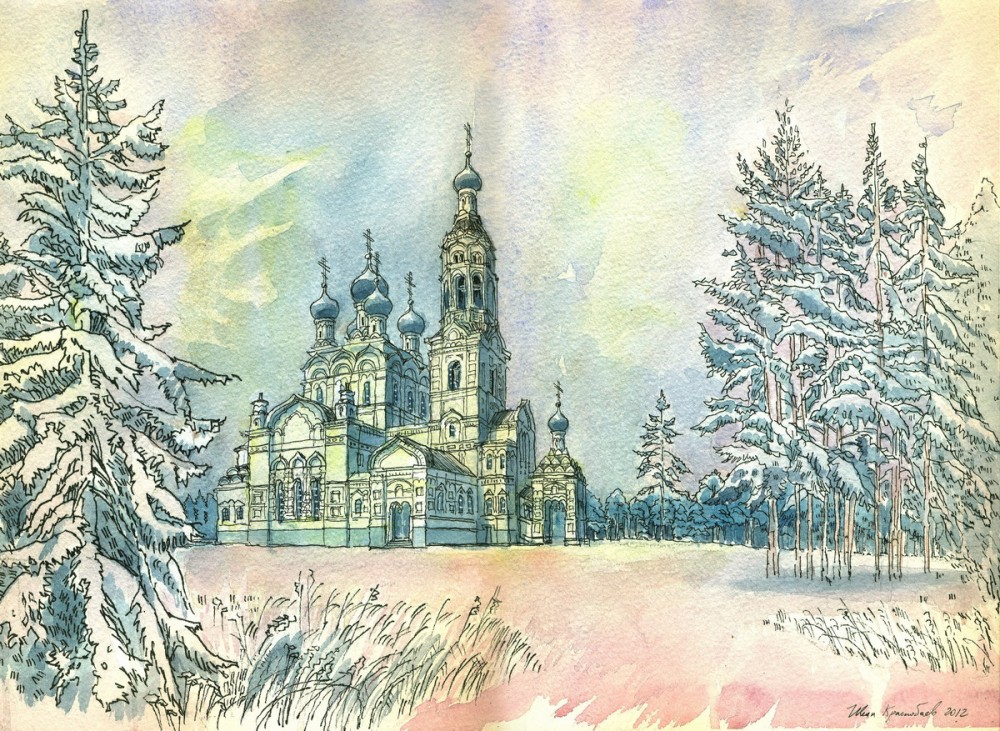 Казанская церковь в городе Зеленогорск (Териоки) Ленинградской области