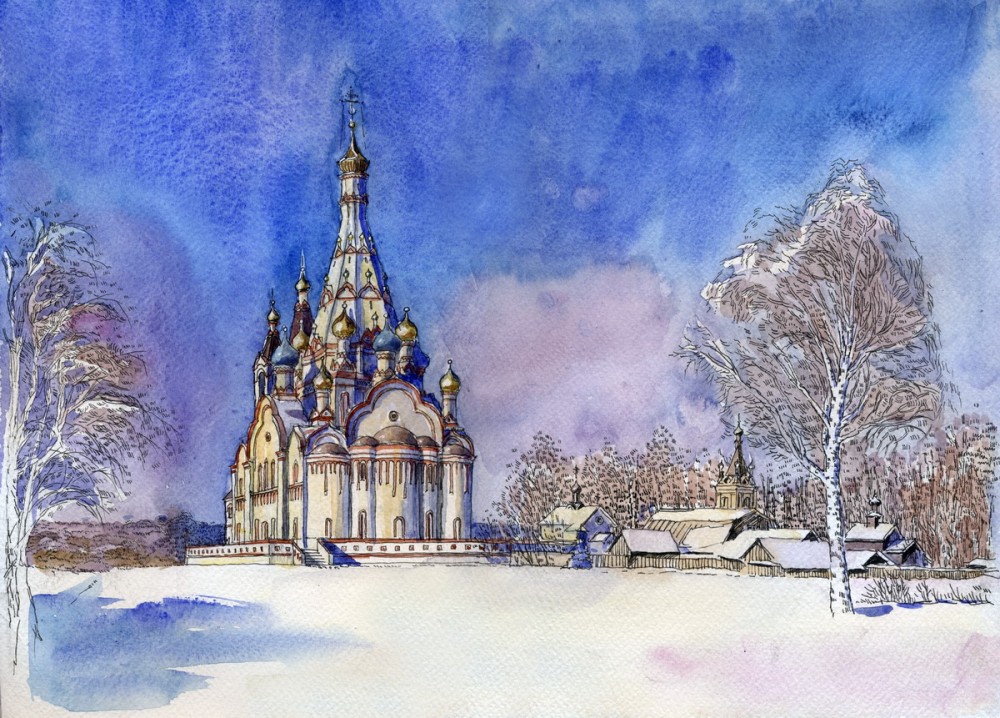 Казанская церковь в г. Долгопрудный, Московская область