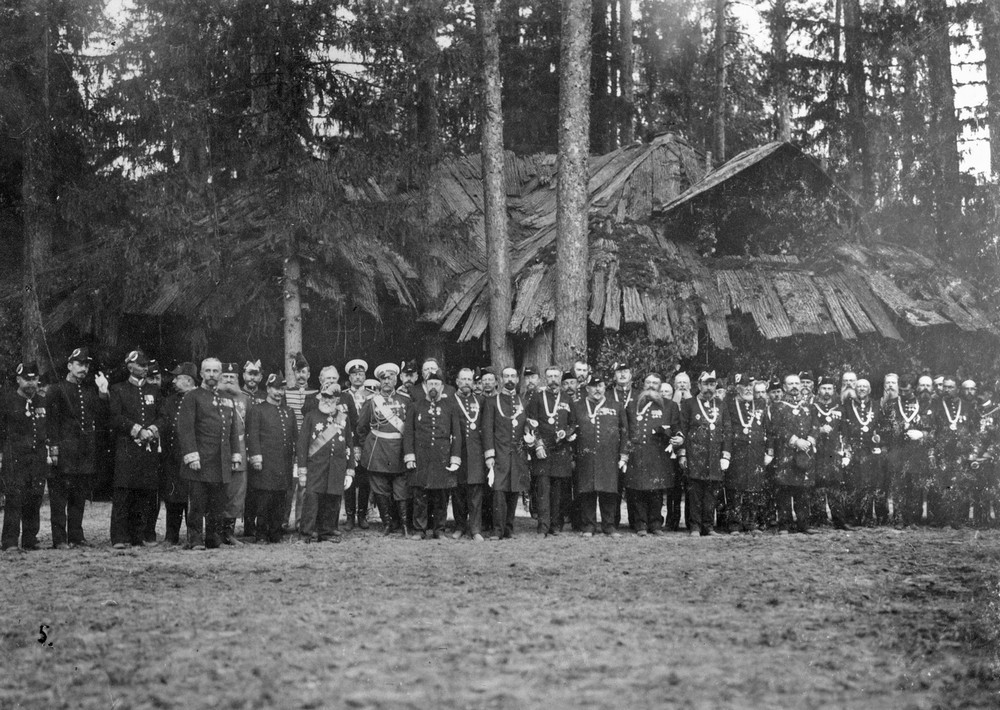 The delegation of Tambov nobility meeting the Tsar.