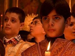Palestinians mark subdued Christmas at Gaza’s Orthodox church