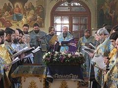 Lugansk region praying to the Mother of God for peace in the Ukraine