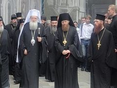 Delegation of Bulgarian Orthodox Church visits Sretensky Monastery in Moscow