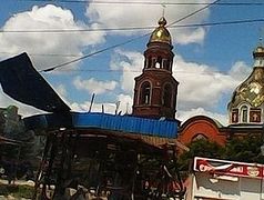 St. Alexander Nevsky Cathedral in Sloviansk again shelled during the Sunday Liturgy