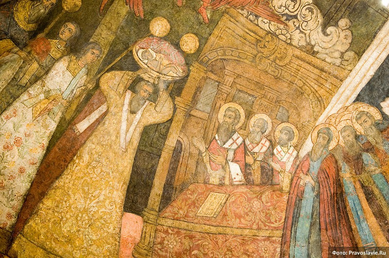 Frescoes in the Altar
