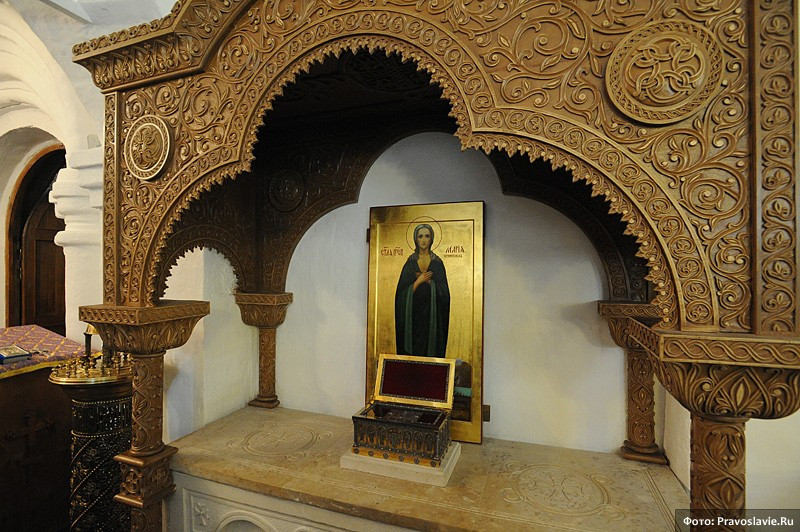  The relics of St. Mary of Egypt