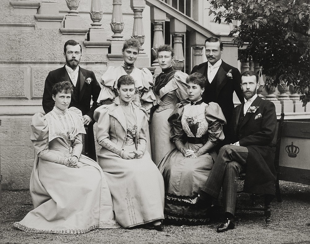 1894 г. На брачной церемонии Эрнста Людвига, Великого герцога Гессенского