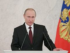 Vladimir Putin: Whoever loves Russia should desire freedom for it