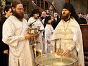 Богослужение в Сретенском монастыре на Крещение Господне