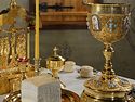 Божественная литургия в Сретенском монастыре в день празднования Входа Господня в Иерусалим