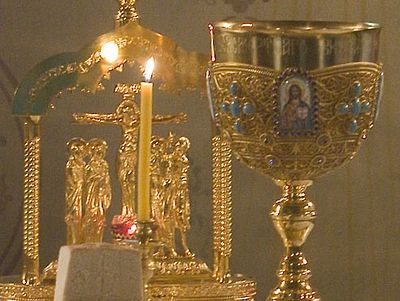 Божественная литургия в Сретенском монастыре в День Святого Духа