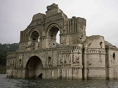 400-year-old church re-emerges from beneath Mexican reservoir