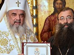 The St John Chrysostom Order awarded to a great philanthropist, Fr Nicolae Tănase