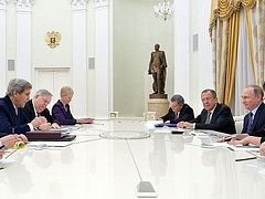 Putin-Kerry talks in Moscow focus on Syria, Ukraine, fight against terrorism