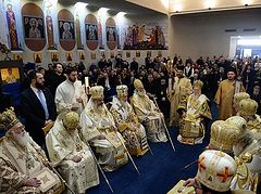 Primates of Local Orthodox Churches celebrate liturgy at St. Paul church in Chambesy
