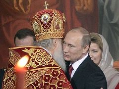 Russian Orthodox Church revival under Putin continues