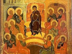 The Holy Spirit Comes Down as Fire on All People