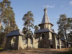 His Holiness Patriarch Kirill consecrated on Valaam chapel in honor of All Saints of Valaam