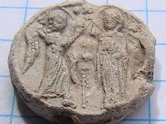 Archeologists discovered old Russian prince's seal with depiction of the Annunciation