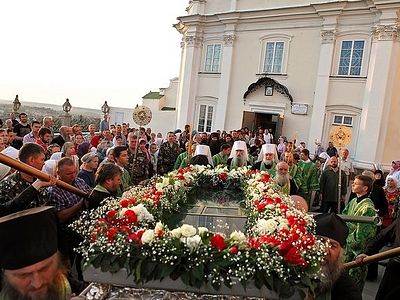 В Почаевской лавре прошли торжества в честь памяти преподобного Иова (+ФОТО)