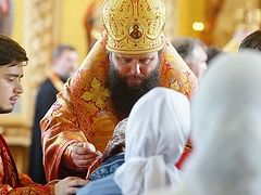 A Delegation of the Russian Church Abroad Accompanying the Kursk-Root Icon of the Mother of God Participates in Feast-Day Celebrations at SS Vera, Nadezhda, Lubov and Sophia Church