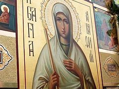 Let us give praise to Blessed Agafia, for “praise is comely for the upright” (Ps. 33:1)