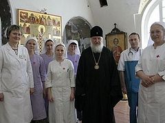 New medical equipment purchased with funds donated by Moscow churches instead of flowers for Patriarch