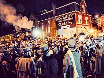 Caroling in Christmas in Glen Rock, PA