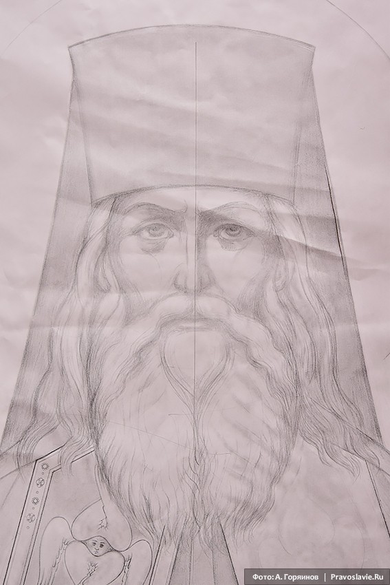 Saint Ignace (Bryanchaninov).  Esquisse d'icône