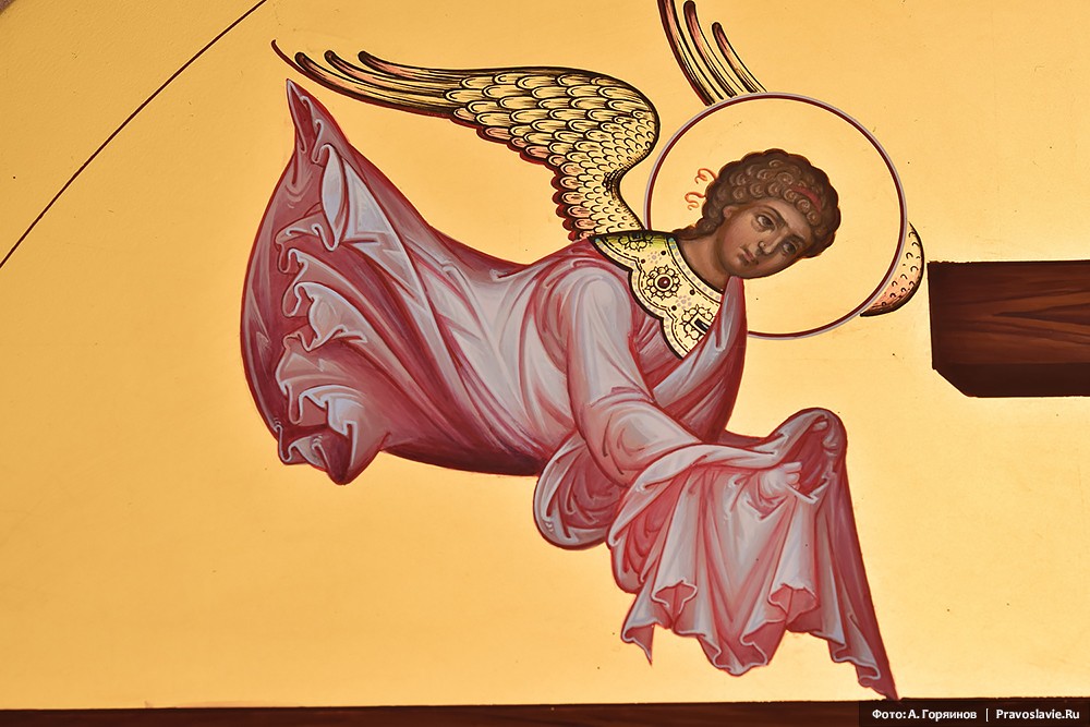 Ангел. Фрагмент иконы равноапостольных Константина и Елены