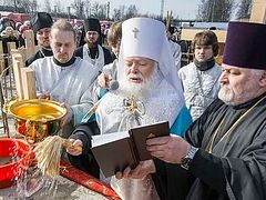 Foundation of Royal Martyrs church laid at site of Tsar’s abdication
