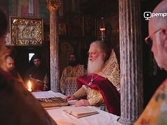 Sunday of Orthodoxy Liturgy and Procession at Vatopedi Monastery (VIDEO)