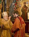 Всенощное бдение накануне дня памяти священномученика Илариона, архиепископа Верейского, в Сретенском монастыре