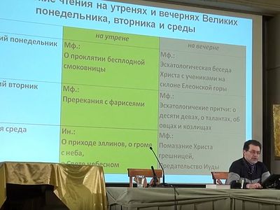 Лекция 22. Богослужение Страстной седмицы