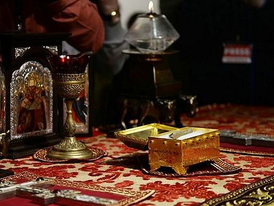 Мощи святителя Николая Чудотворца доставили в Москву