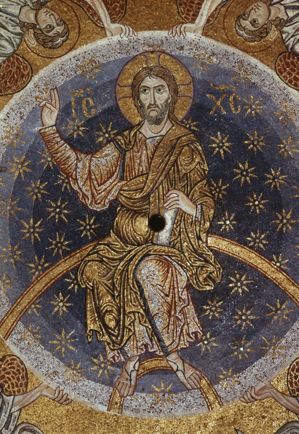 Вознесение Господне. Фрагмент. Мозаика. XII в. Собор Святого Марка. Венеция, Италия
