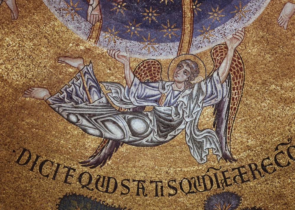 Вознесение Господне. Фрагмент. Мозаика. XII в. Собор Святого Марка. Венеция, Италия