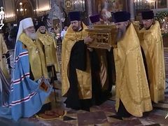Relics of St. Nicholas transferred from Moscow to St. Petersburg (VIDEO)
