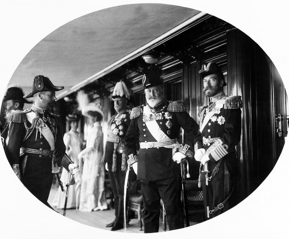 Император Николай II и Король Великобритании Эдуард VII.