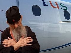 Elder Ephraim miraculously prevents plane crash, reports say