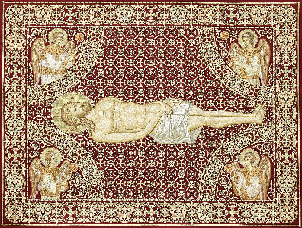 Покровцы Никея с иконой Христос во гробе