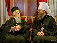 Ukrainian schism must be healed according to canons, not politics; must be overcome, not legitimized, says Ecumenical Patriarch