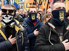 Ukrainian radicals demand gov’t action against Church, plan provocation around Kiev Caves Lavra today