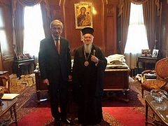 President of Ukrainian World Congress requests Patriarch Bartholomew to grant autocephaly to UOC-KP