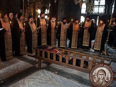 На Афоне состоялось погребение старца Кирилла Хиландарского