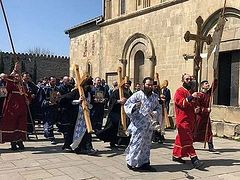 Ancient Georgian capital of Mtskheta blessed on Annunciation-Holy Saturday