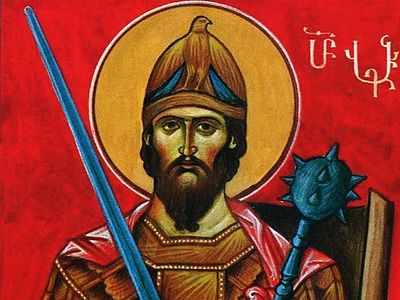 Святой великомученик Вардан Мамиконян и 1036 мучеников аварайрских