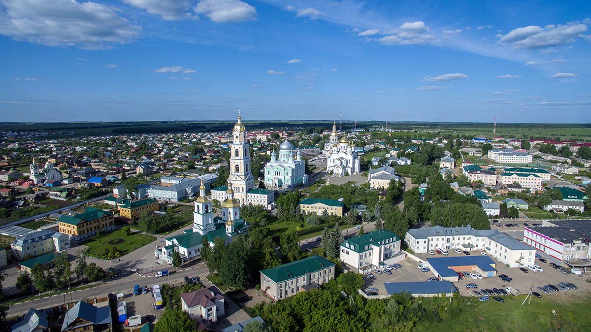 Дивеево Монастырь Фото Сверху