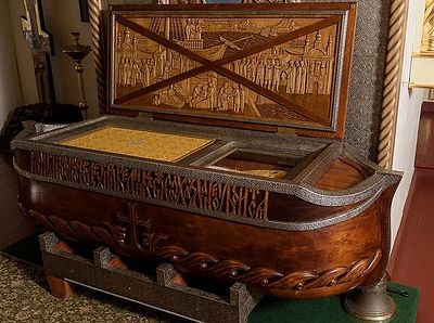 Ко Дню ВМФ в Кронштадт будут принесены мощи святого праведного воина Феодора Ушакова