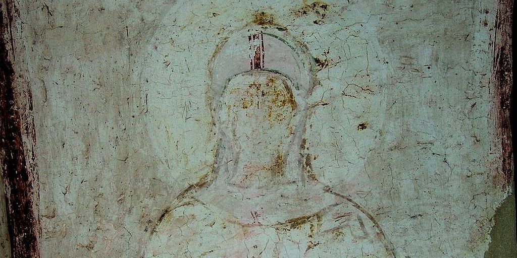 Unique ancient fresco of St. Nina discovered during church
